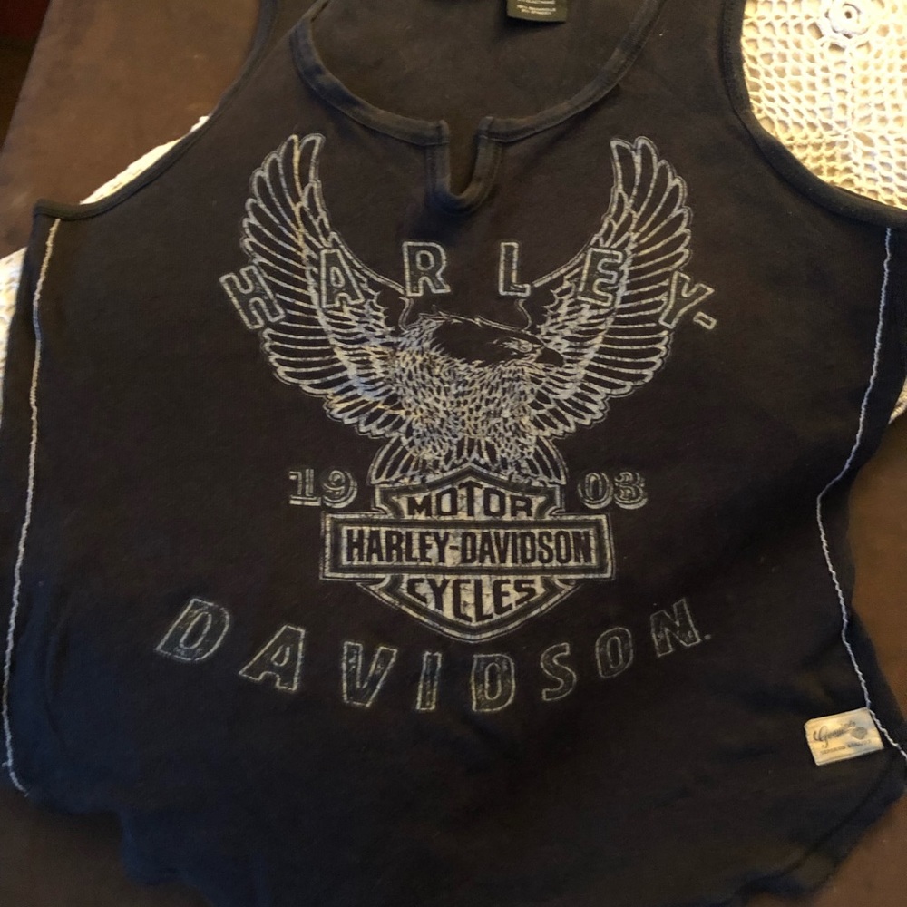 Women’s black Harley Davidson Tank top